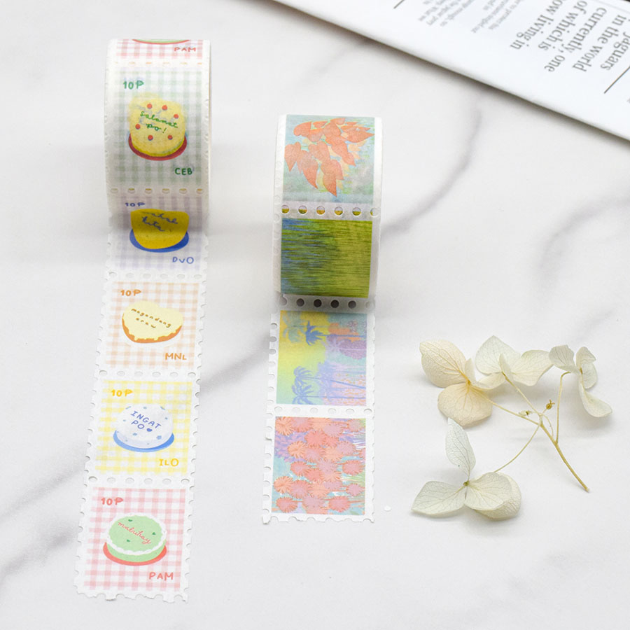 Packaging Flower European Customised Custom Washi Tape For Decoration