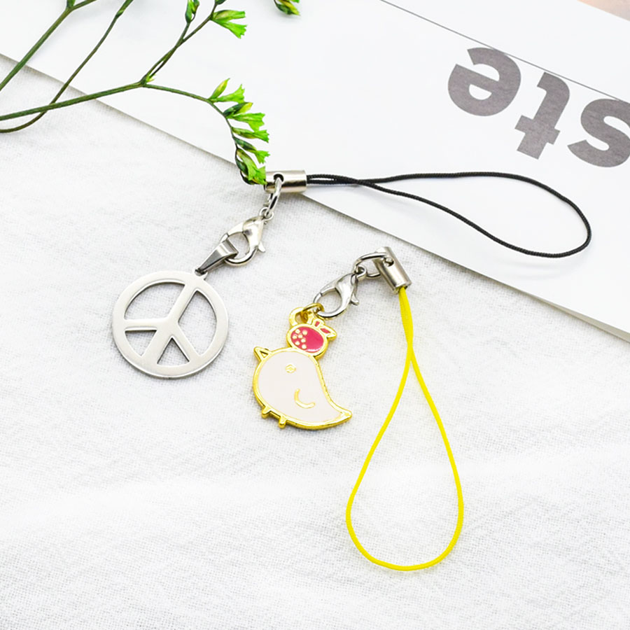 China Supplier in Stock Heart Shape Keyring Love Heart Chain for Keychain (3)